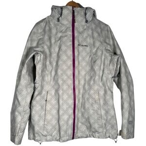 Columbia Women's Omni-Tech Waterproof Breathable Jacket Hooded - Medium